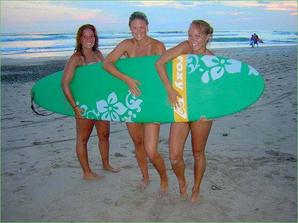 Costa Rica Surf Bunnies on The Shore!